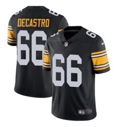 Nike Steelers #66 David DeCastro Black Alternate Mens Stitched NFL Vapor Untouchable Limited Jersey