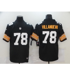 Nike Steelers 78 Alejandro Villanueva Black Alternate Vapor Untouchable Limited Jersey