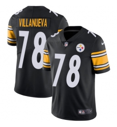 Nike Steelers #78 Alejandro Villanueva Black Team Color Mens Stitched NFL Vapor Untouchable Limited Jersey