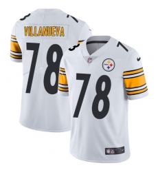 Nike Steelers #78 Alejandro Villanueva White Mens Stitched NFL Vapor Untouchable Limited Jersey