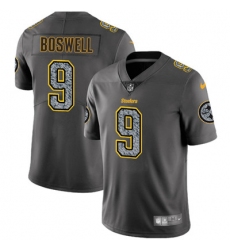 Nike Steelers #9 Chris Boswell Gray Static Mens NFL Vapor Untouchable Game Jersey