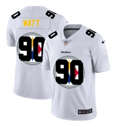 Nike Steelers 90 T J  Watt White Shadow Logo Limited Jersey
