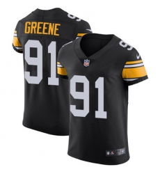 Nike Steelers #91 Kevin Greene Black Alternate Mens Stitched NFL Vapor Untouchable Elite Jersey