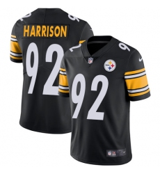 Nike Steelers #92 James Harrison Black Team Color Mens Stitched NFL Vapor Untouchable Limited Jersey