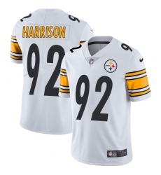 Nike Steelers #92 James Harrison White Mens Stitched NFL Vapor Untouchable Limited Jersey