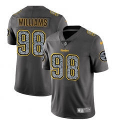 Nike Steelers #98 Vince Williams Gray Static Mens NFL Vapor Untouchable Game Jersey