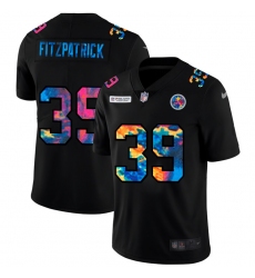 Pittsburgh Steelers 39 Minkah Fitzpatrick Men Nike Multi Color Black 2020 NFL Crucial Catch Vapor Untouchable Limited Jersey