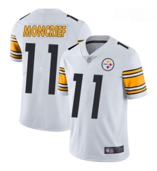 Steelers 11 Donte Moncrief White Men Stitched Football Vapor Untouchable Limited Jersey