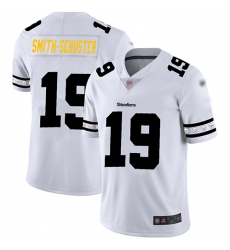 Steelers 19 JuJu SmithSchuster White Mens Stitched Football Limited Team Logo Fashion Jersey