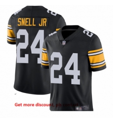 Steelers 24 Benny Snell Jr  Black Alternate Men Stitched Football Vapor Untouchable Limited Jersey