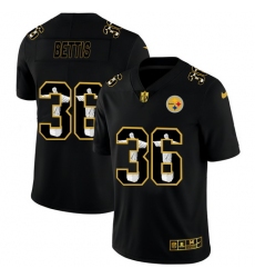 Steelers 36 Jerome Bettis Black Jesus Faith Edition Limited Jersey