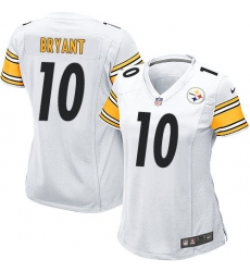 Nike Steelers #10 Martavis Bryant White Womens Stitched NFL Elite Jersey