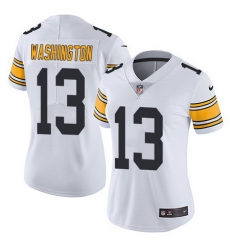 Nike Steelers #13 James Washington White Womens Stitched NFL Vapor Untouchable Limited Jersey