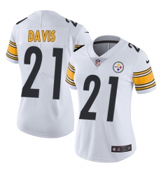 Nike Steelers #21 Sean Davis White Womens Stitched NFL Vapor Untouchable Limited Jersey