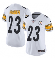 Nike Steelers #23 Joe Haden White Womens Stitched NFL Vapor Untouchable Limited Jersey