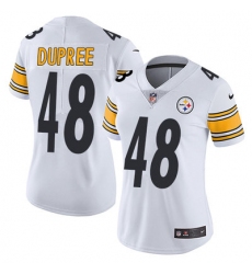 Nike Steelers #48 Bud Dupree White Womens Stitched NFL Vapor Untouchable Limited Jersey