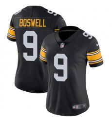 Nike Steelers #9 Chris Boswell Black Alternate Womens Stitched NFL Vapor Untouchable Limited Jersey