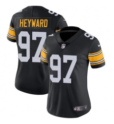 Nike Steelers #97 Cameron Heyward Black Alternate Womens Stitched NFL Vapor Untouchable Limited Jersey