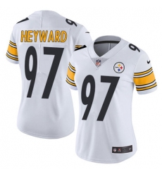 Nike Steelers #97 Cameron Heyward White Womens Stitched NFL Vapor Untouchable Limited Jersey