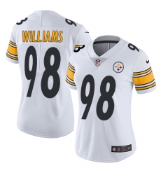 Nike Steelers #98 Vince Williams White Womens Stitched NFL Vapor Untouchable Limited Jersey