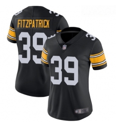 Steelers #39 Minkah Fitzpatrick Black Alternate Women Stitched Football Vapor Untouchable Limited Jersey