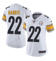 Women Nike Pittsburgh Steelers 22 Najee Harris White Women Stitched NFL Vapor Untouchable Limited Jersey