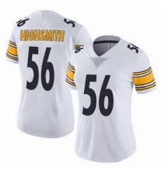 Women Pittsburgh Steelers #56 Alex Highsmith White Vapor Untouchable Limited Stitched Jersey
