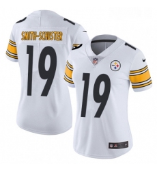 Womens Nike Pittsburgh Steelers 19 JuJu Smith Schuster White Vapor Untouchable Limited Player NFL Jersey