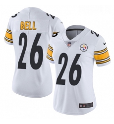 Womens Nike Pittsburgh Steelers 26 LeVeon Bell White Vapor Untouchable Limited Player NFL Jersey