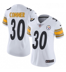 Womens Nike Pittsburgh Steelers 30 James Conner Elite White NFL Jersey