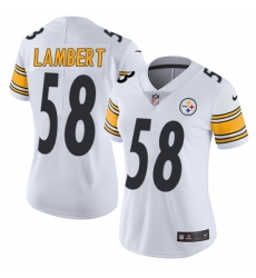 Womens Nike Pittsburgh Steelers 58 Jack Lambert Elite White NFL Jersey