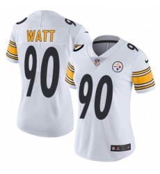 Womens Nike Pittsburgh Steelers 90 T J Watt Elite White NFL Jersey