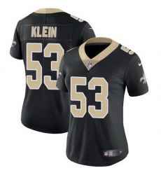 Womens Nike Steelers #53 A.J. Klein Black Vapor Untouchable Limited Jersey
