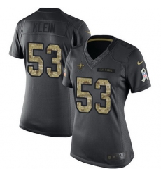 Womens Nike Steelers #53 A.J. Klein Salute To Service Jersey