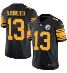 Nike Steelers #13 James Washington Black Youth Stitched NFL Limited Rush Jersey