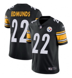 Nike Steelers #22 Terrell Edmunds Black Team Color Youth Stitched NFL Vapor Untouchable Limited Jersey