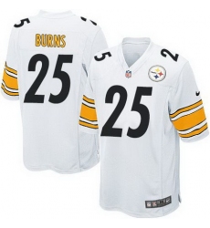 Nike Steelers #25 Artie Burns White Youth Stitched NFL Elite Jersey