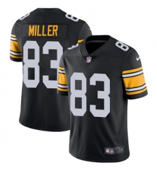 Nike Steelers #83 Heath Miller Black Alternate Youth Stitched NFL Vapor Untouchable Limited Jersey