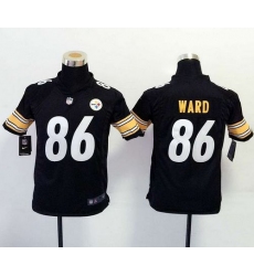 Nike Steelers #86 Hines Ward Black Team Color Youth Stitched NFL Elite Jersey