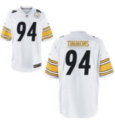 Youth Nike Pittsburgh Steelers 94# Lawrence Timmons White Color Jersey