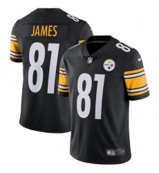Youth Nike Steelers #81 Jesse James Black Team Color Stitched NFL Vapor Untouchable Limited Jersey