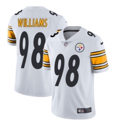 Youth Nike Steelers #98 Vince Williams White Stitched NFL Vapor Untouchable Limited Jersey