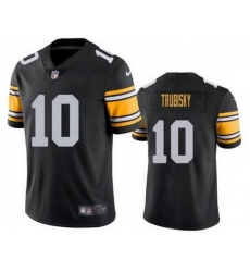Youth Pittsburgh Steelers 10 Mitchell Trubisk Black Vapor Untouchable Limited Stitched Jerseys