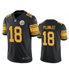 Youth Pittsburgh Steelers 18 John Rhys Plumlee Black Color Rush Untouchable Limited Stitched Jersey