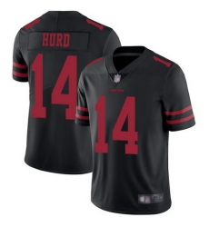 49ers 14 Jalen Hurd Black Alternate Men Stitched Football Vapor Untouchable Limited Jersey