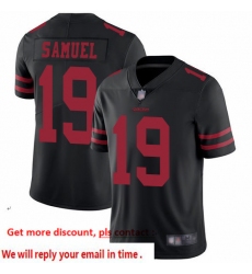 49ers 19 Deebo Samuel Black Alternate Men Stitched Football Vapor Untouchable Limited Jersey