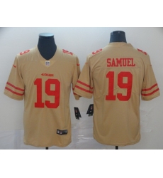 49ers 19 Deebo Samuel Cream Inverted Legend Limited Jersey