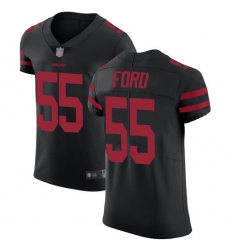 49ers 55 Dee Ford Black Alternate Mens Stitched Football Vapor Untouchable Elite Jersey