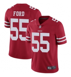 49ers 55 Dee Ford Red Team Color Mens Stitched Football Vapor Untouchable Limited Jersey