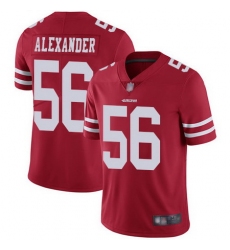49ers #56 Kwon Alexander Red Team Color Men Stitched Football Vapor Untouchable Limited Jersey